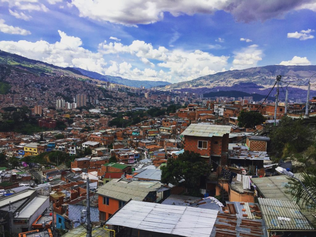 Comuna 13 Aerial View Medellin