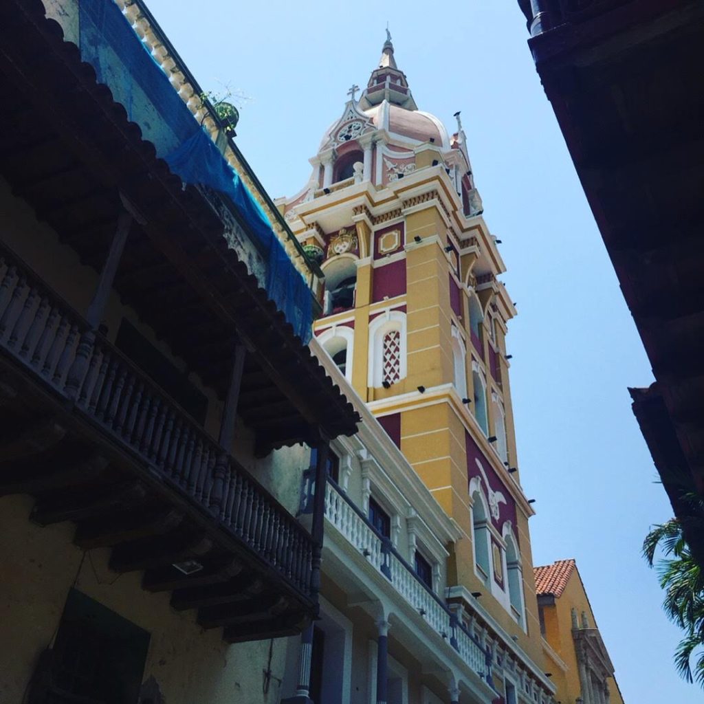 Cartagena Walled City Colonial Building