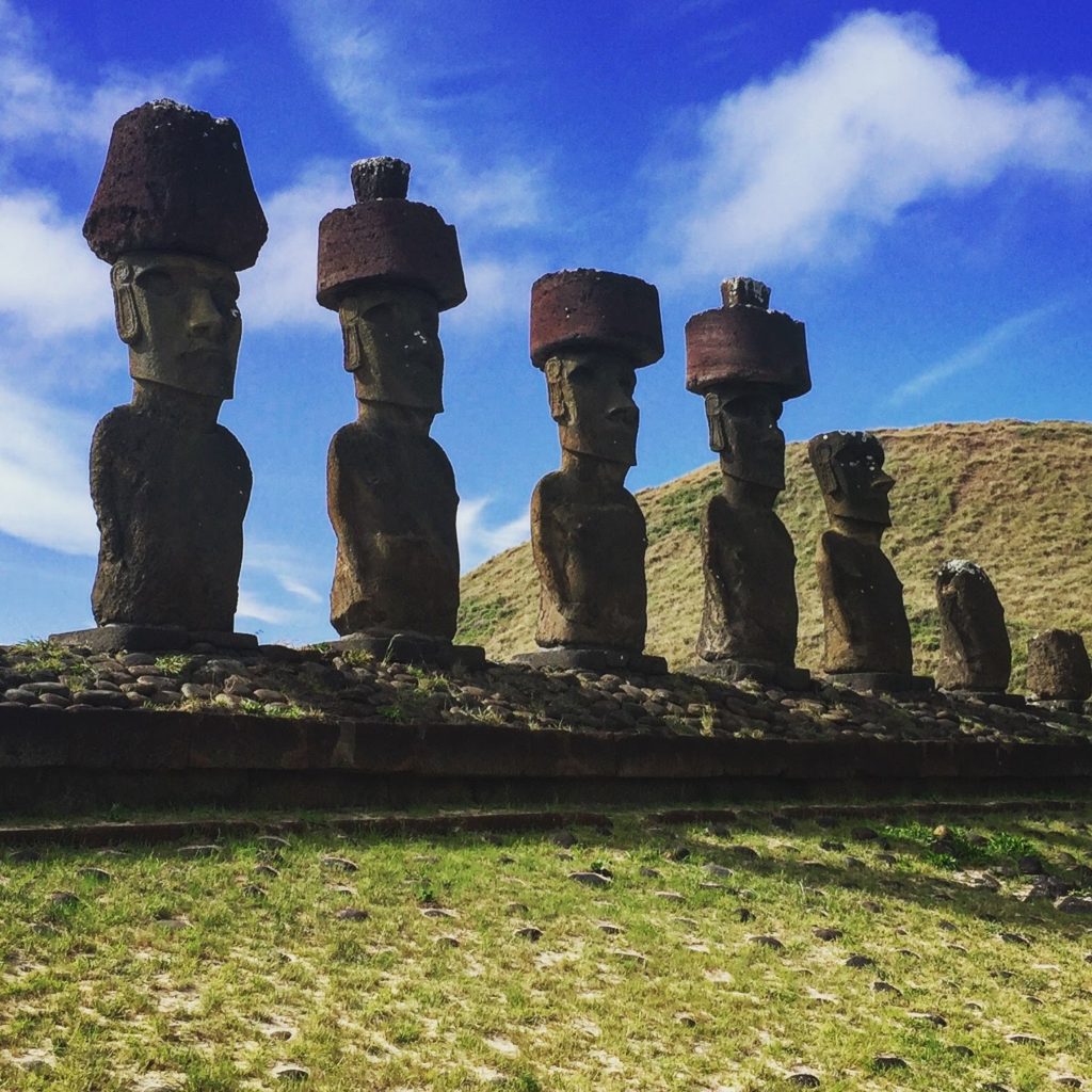 Ahu Nau Nau Anakena Easter Island Isla De Pascua