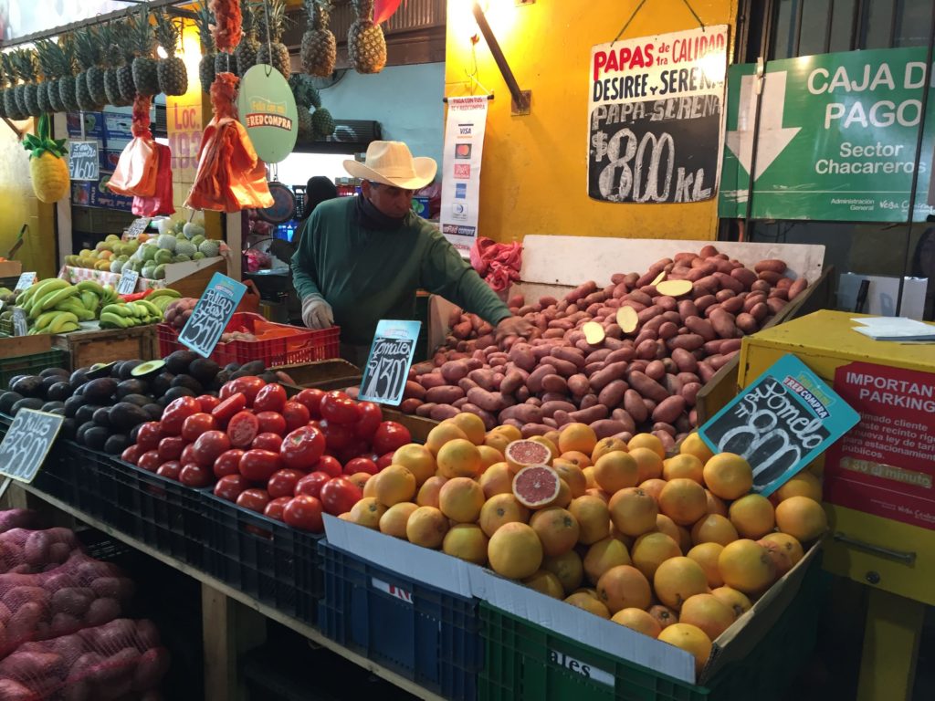 La Vega Central Market Santiago Chile