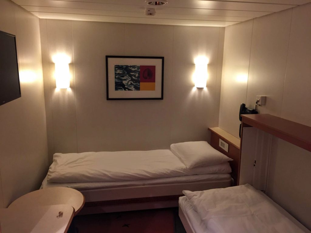 Cabin on MS Midnatsol Hurtigruten