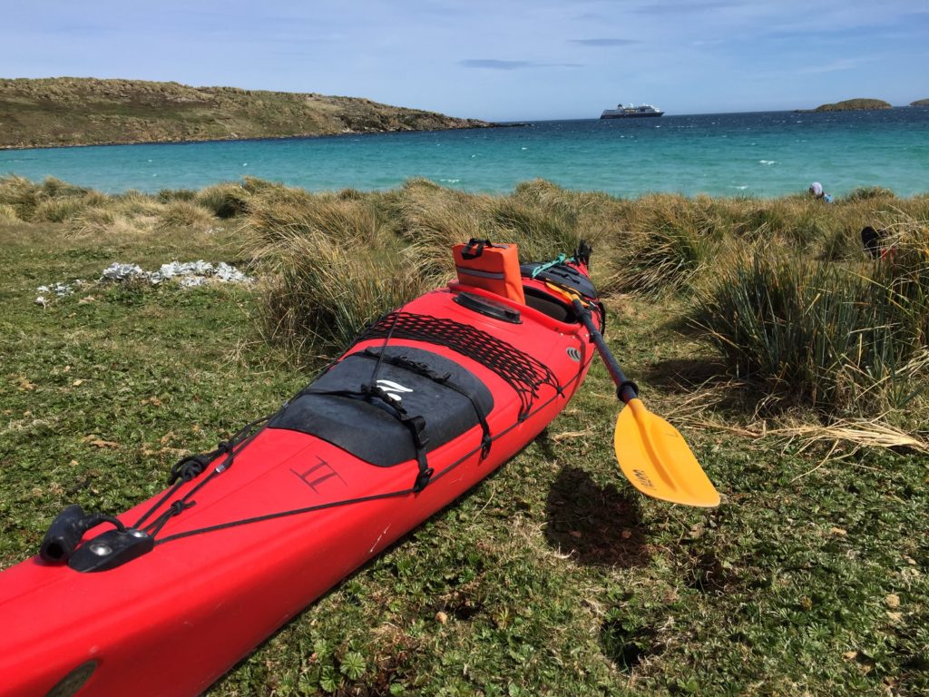 Kayak on Falkland Islands