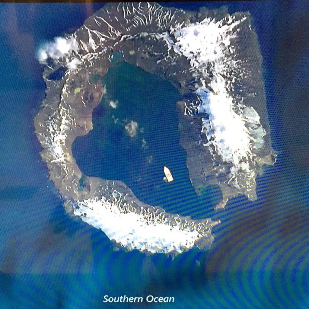 Midnatsol GPS Deception Island