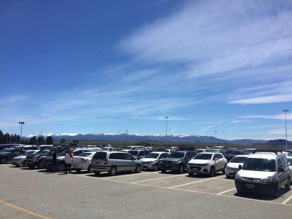 Bariloche airport parking lot