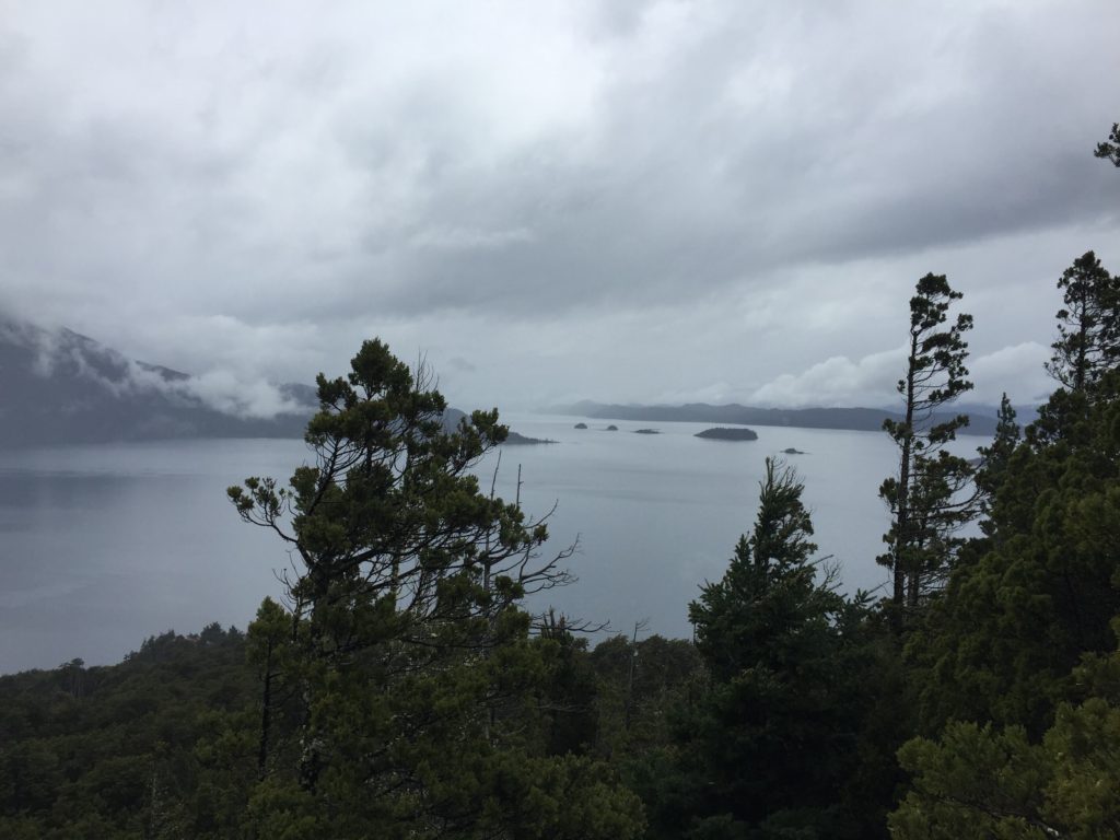 Cloudy view from Cerro Llao Llao Bariloche