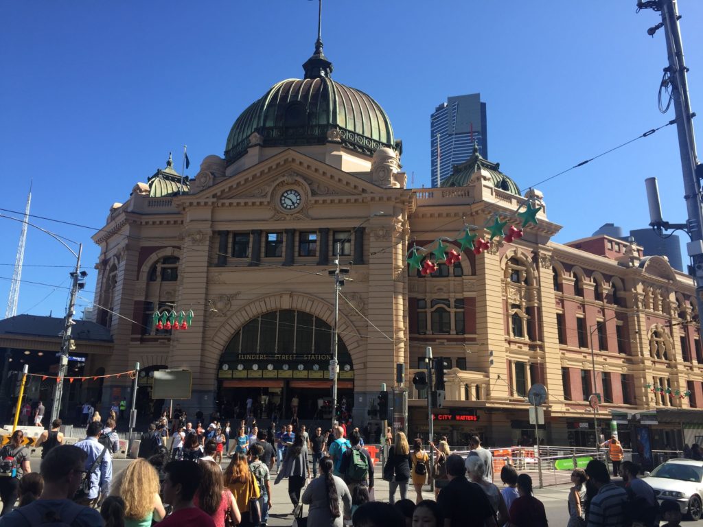 Flinder's Street railway station Melbourne