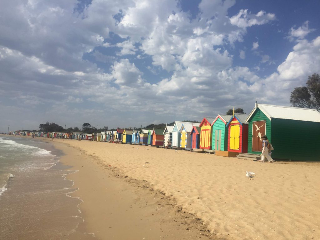 Brighton Beach Bathing Boxes Melbourne Australia