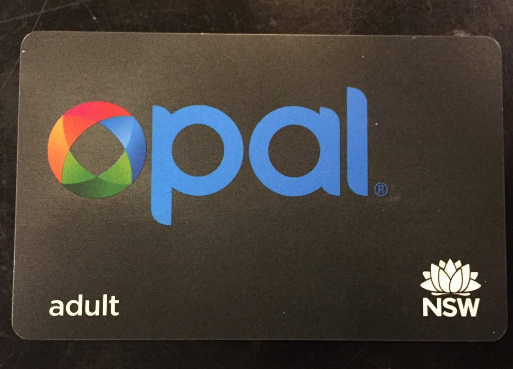 Opal card Sydney Australia