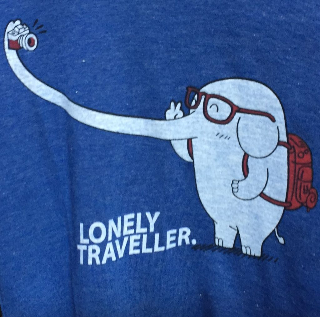 Cute elephant selfie t-shirt Thailand