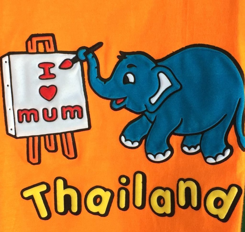 Elephant painting t-shirt Thailand