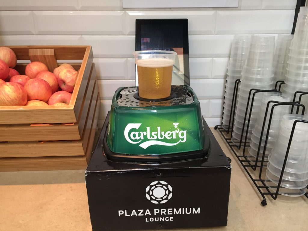 Hong Kong Plaza Premium Lounge Carlsberg Fill