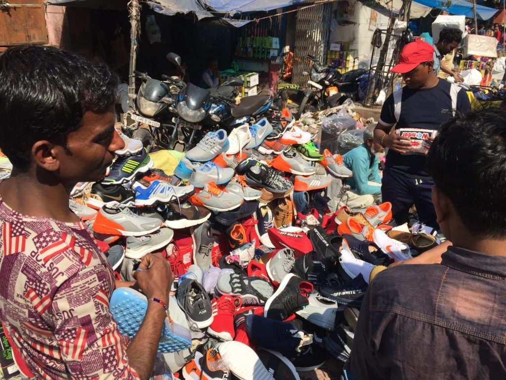 Shoe salesman old Delhi