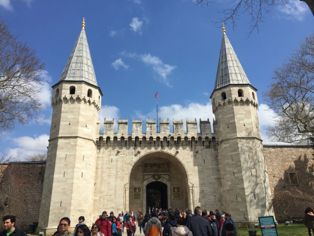Topkapi Palace entrance Touristanbul