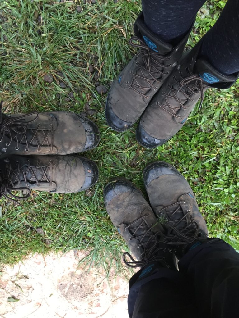 Palladium hiking boots