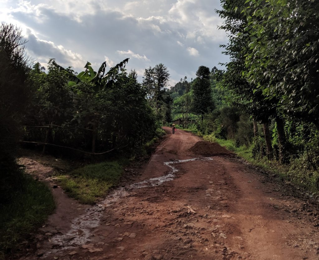 Rocky road in Rwanda