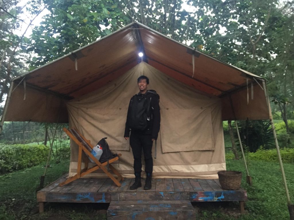 Red Rocks permanent tent Rwanda