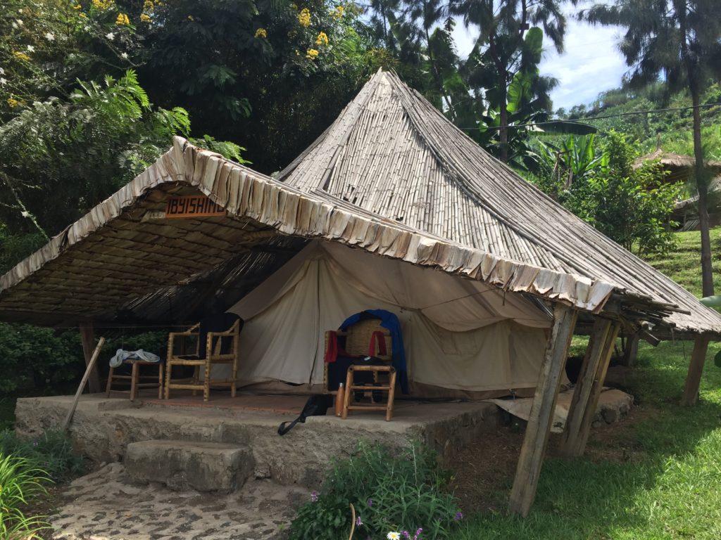 Permanent tents at Inzu Lodge Rwanda